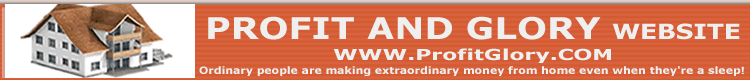 Profit And Glory Website Banner