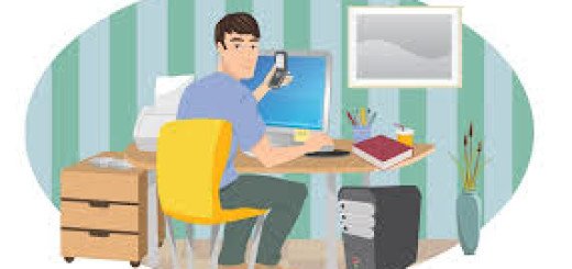 working at home